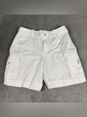 Lauren Ralph Lauren White Cargo Shorts